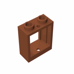 GOBRICKS GDS-783 Window 1 x 2 x 2 Flat Front - YWOBB