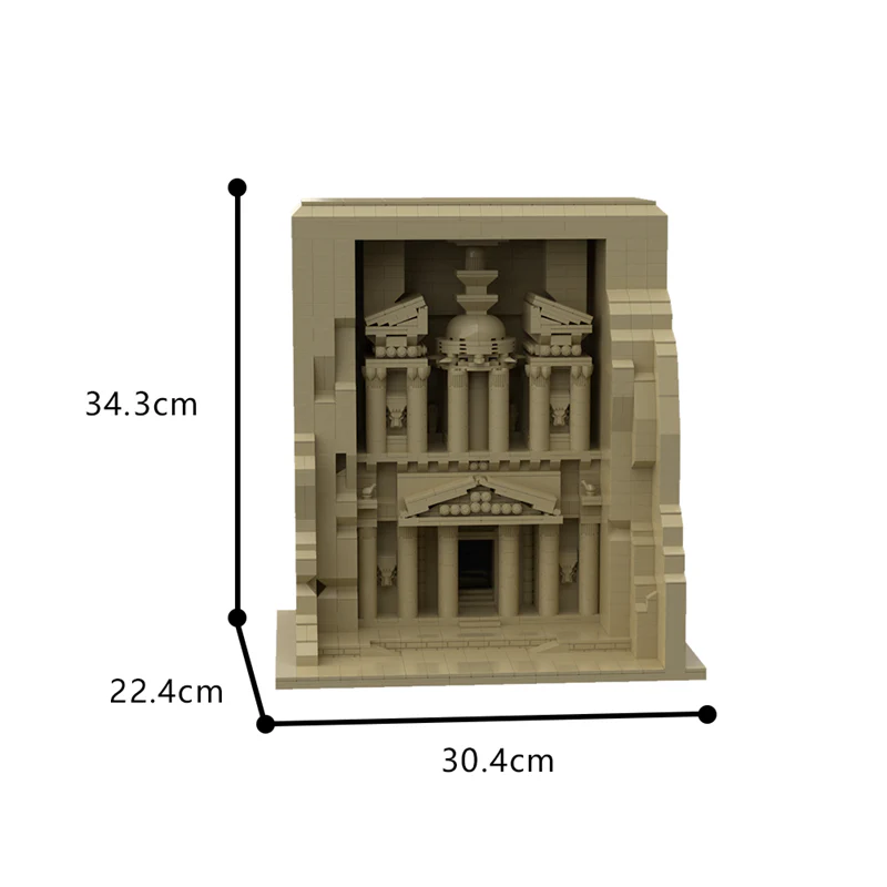 GOBRICKS MOC 186243 Petra / al-Batrā - YWOBB