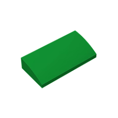 GOBRICKS GDS-859  Curved 2 x 4 x 2/3 with Bottom Tubes - YWOBB