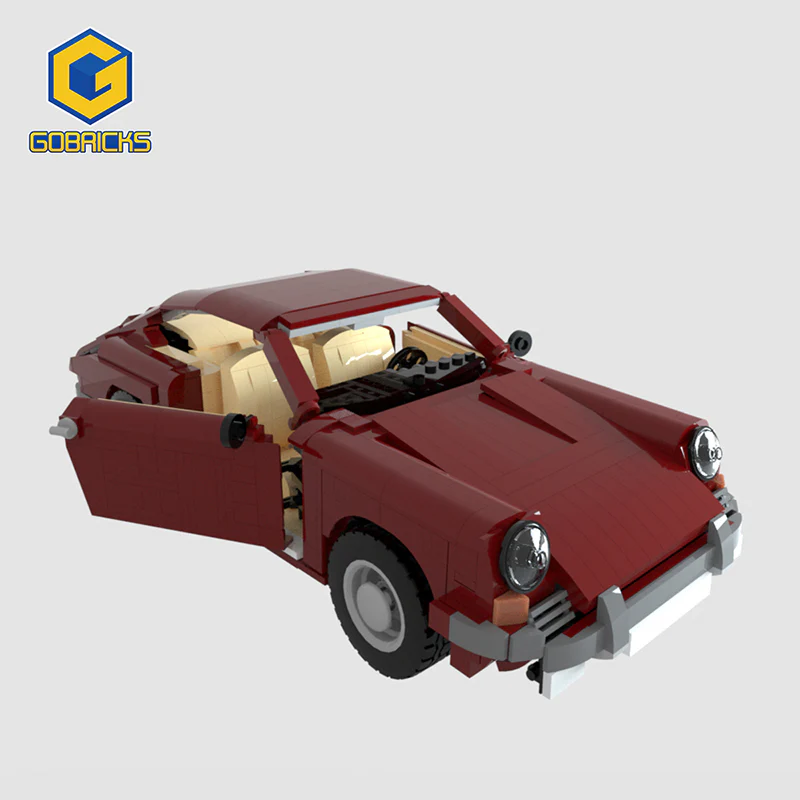 GOBRICKS MOC 26888 Early Porsche 911 - YWOBB