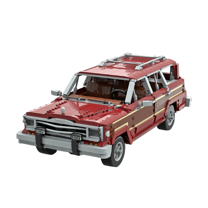 GOBRICKS MOC 154446 Jeep Grand Wagoneer - Skyler White's car [Breaking Bad] - YWOBB