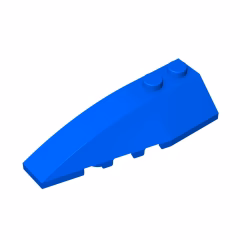 GOBRICKS GDS-744 Wedge 6 x 2 Left - YWOBB
