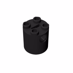 GOBRICKS GDS-772  Round 2 x 2 x 2 Robot Body - YWOBB