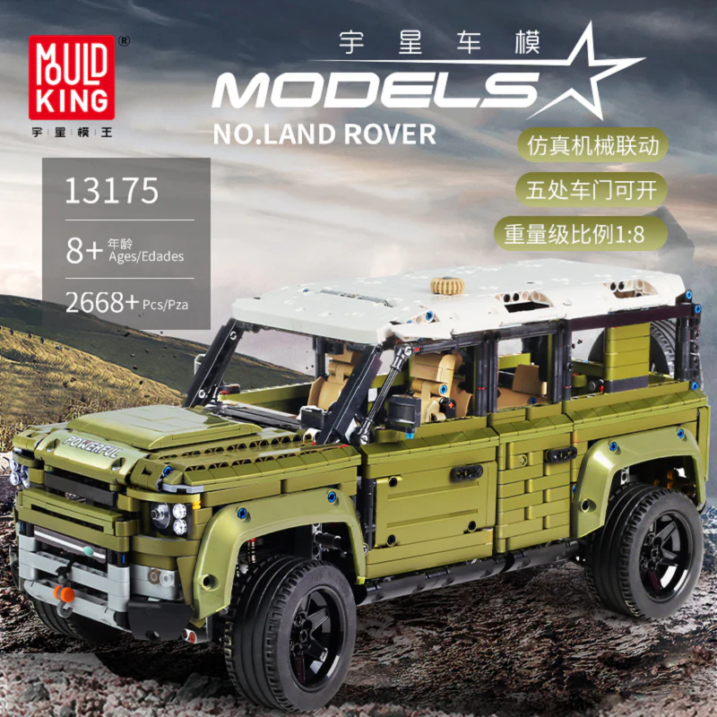 Mould King 13175 1:8 Lands Rovers Defender - YWOBB