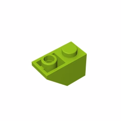 GOBRICKS GDS-597 Inverted 45 2 x 1 - YWOBB