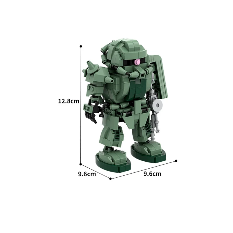 GOBRICKS MOC 180922 MS 06 Zaku - YWOBB