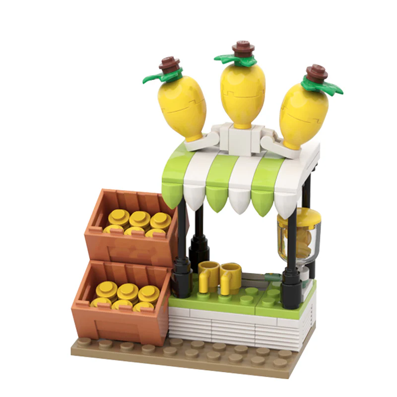 GOBRICKS MOC 136372 Lemonade Stand - YWOBB