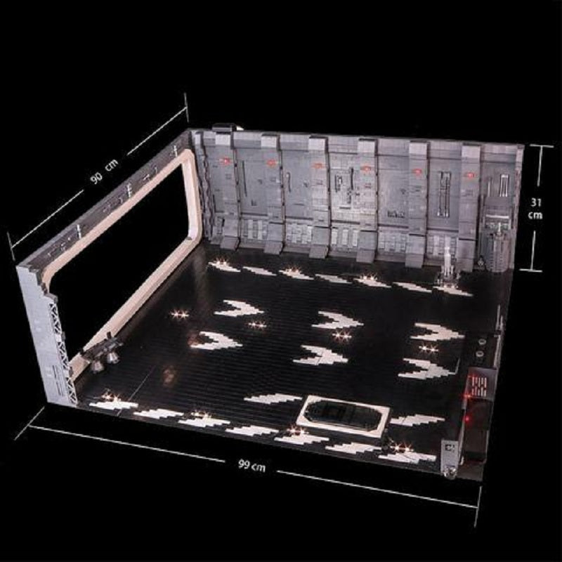 MOC 327 Death Star Docking Bay Hanger for minifig scale UCS Falcon - YWOBB