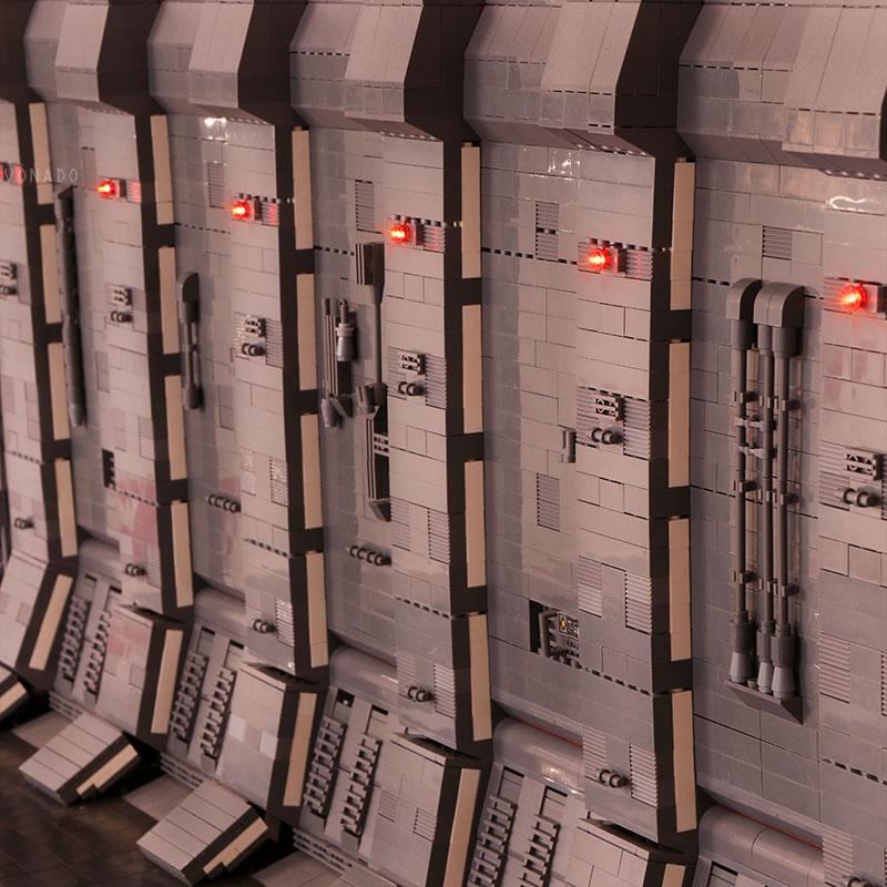 MOC 327 Death Star Docking Bay Hanger for minifig scale UCS Falcon - YWOBB