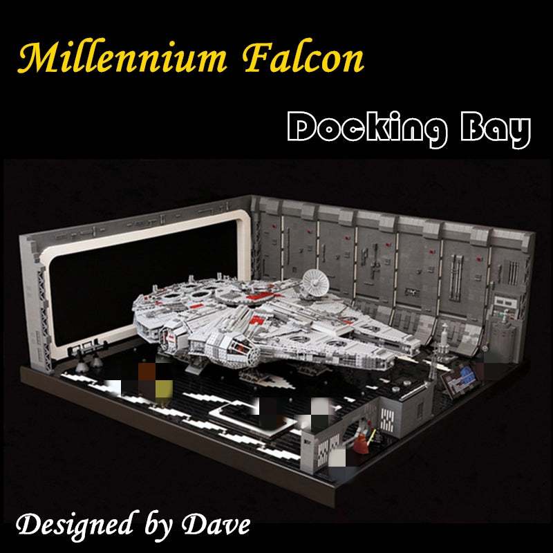 MOC 327 Death Star Docking Bay Hanger for minifig scale UCS Falcon - YWOBB