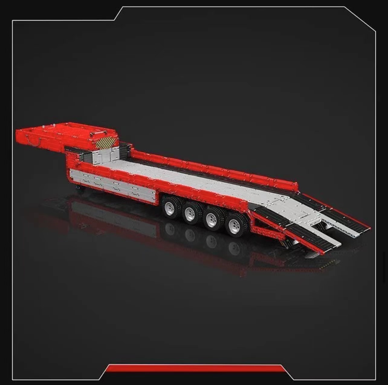 Mould King 19015T LOWBOY-Trailer compatible with Lucio's Tractor Truck OVP US Warehouse Version - YWOBB