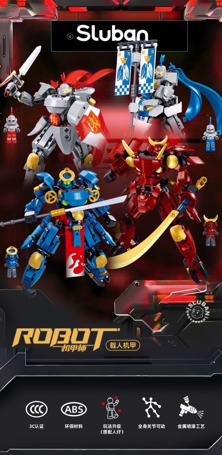 SLUBAN M38 B1309-B1312 Mecha Master - YWOBB