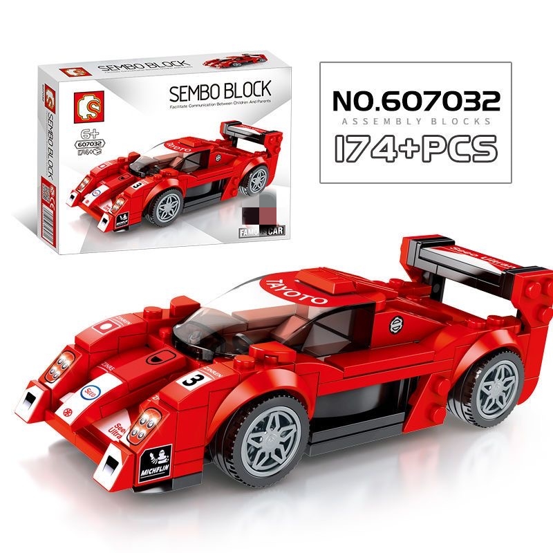 SEMBO 607029-607032 Mini racing cars - YWOBB