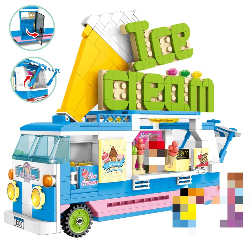 SEMBO 601300 / 601301 Hot dog and Ice cream Car - YWOBB