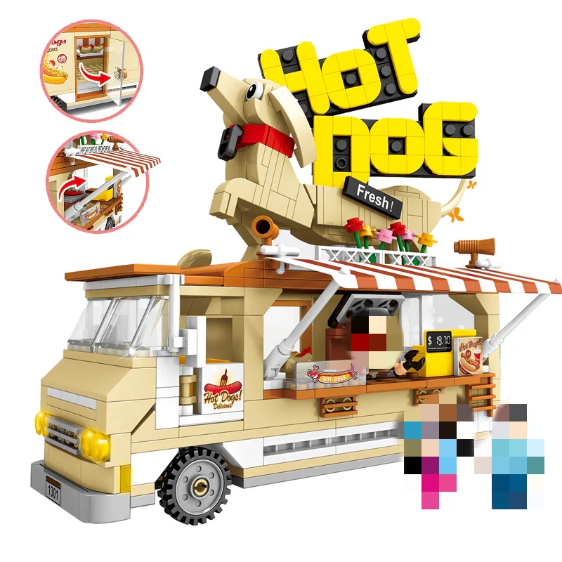 SEMBO 601300 / 601301 Hot dog and Ice cream Car - YWOBB