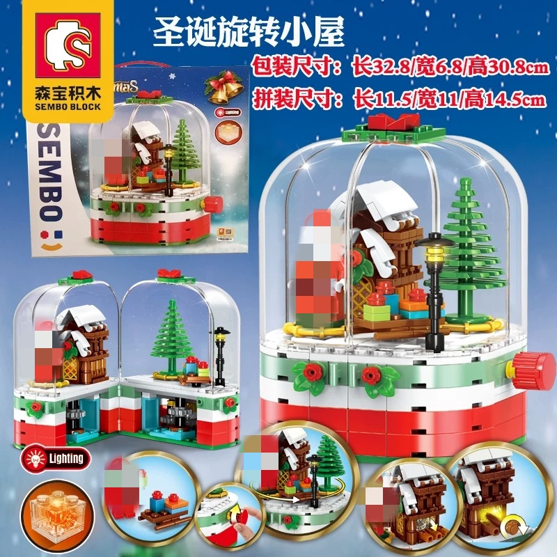 SEMBO 601090-601092 Merry Christmas gift Santa Claus - YWOBB