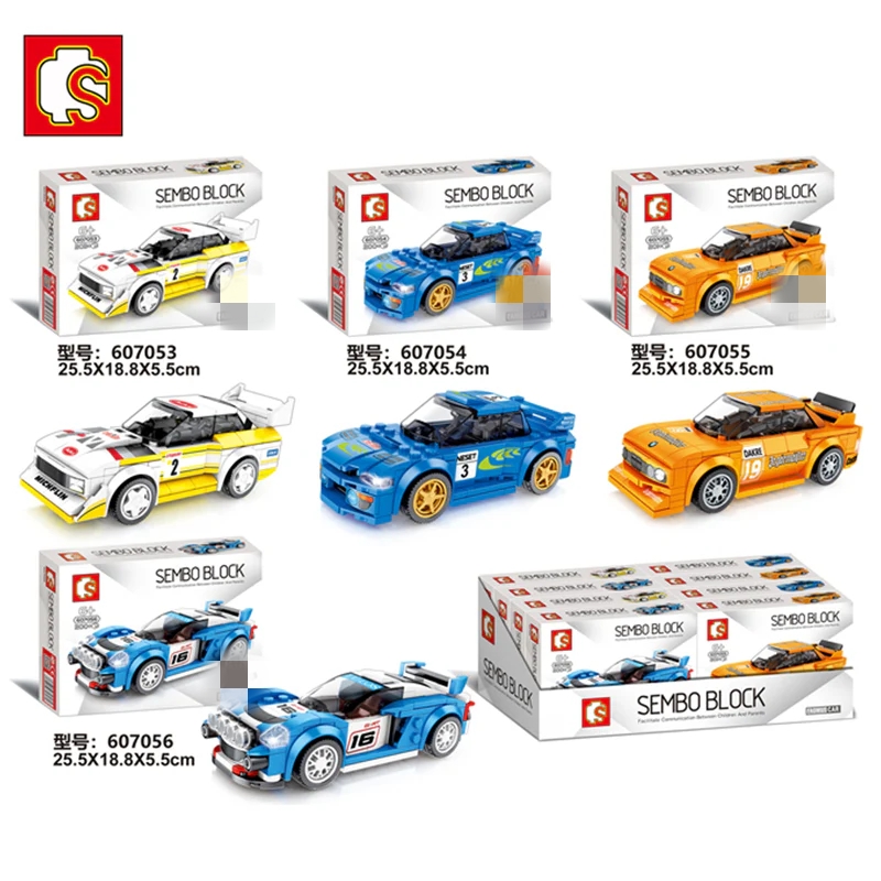 SEMBO 607053-607056 Mini racing cars - YWOBB