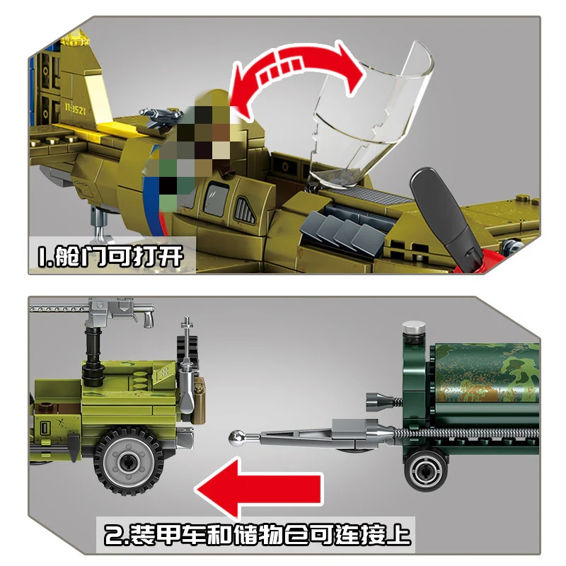 SEMBO 101382 Pearl Harbor Base of U.S. Army Empires of steel - YWOBB