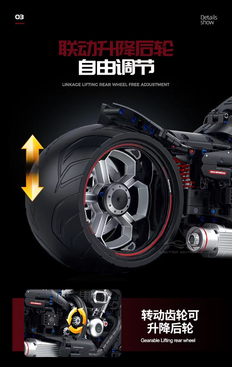 GULY 60521 1:5 Motorcycle - YWOBB