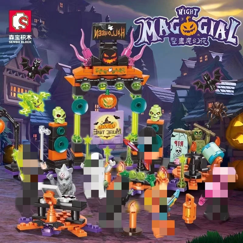 SEMBO 605001-605008 Tricky Magic Night 8 in 1 - YWOBB