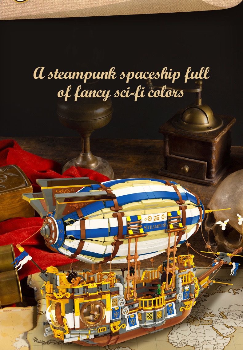 JIE STAR JJ9126 Steampunk Airship - YWOBB