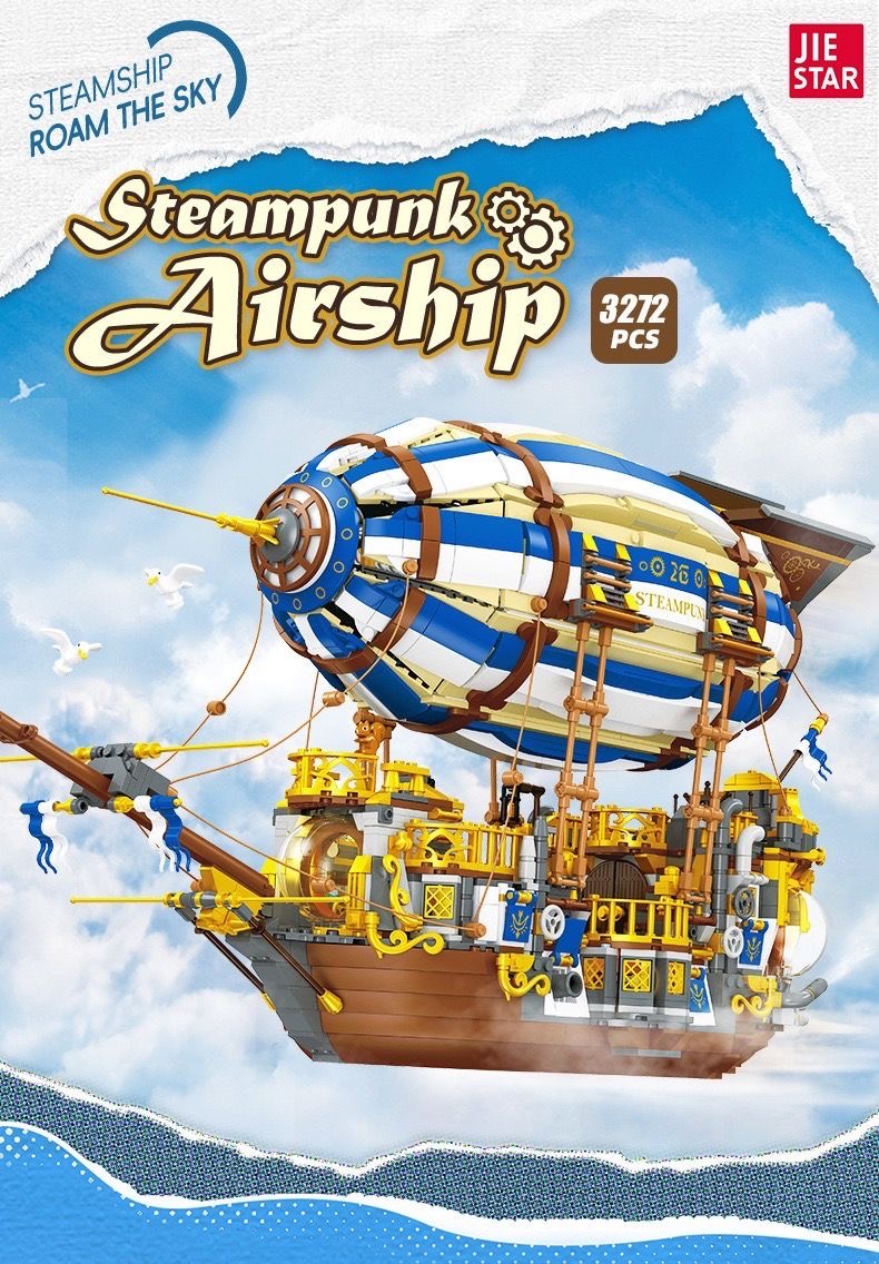 JIE STAR JJ9126 Steampunk Airship - YWOBB