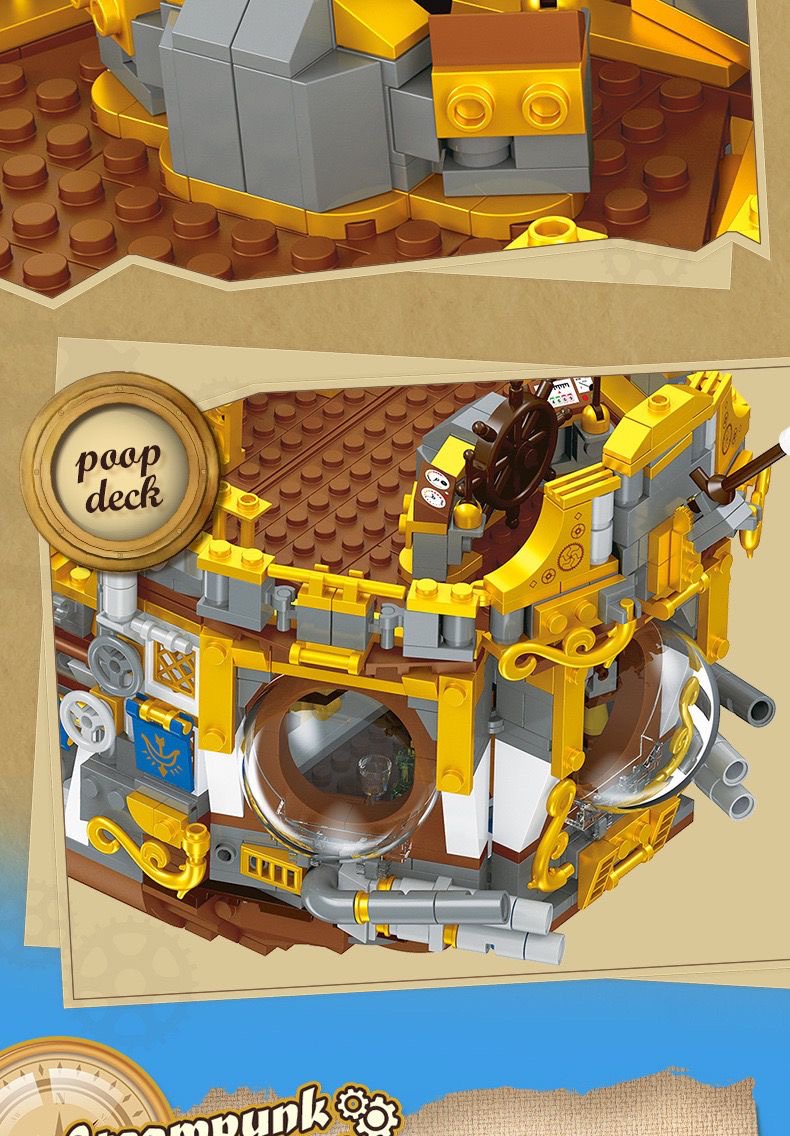 JIE STAR JJ9126 Steampunk Airship - YWOBB
