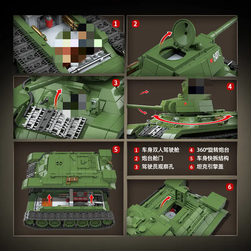 Quan Guan 100276 T34/76 Medium Tank (1940 Model) - YWOBB