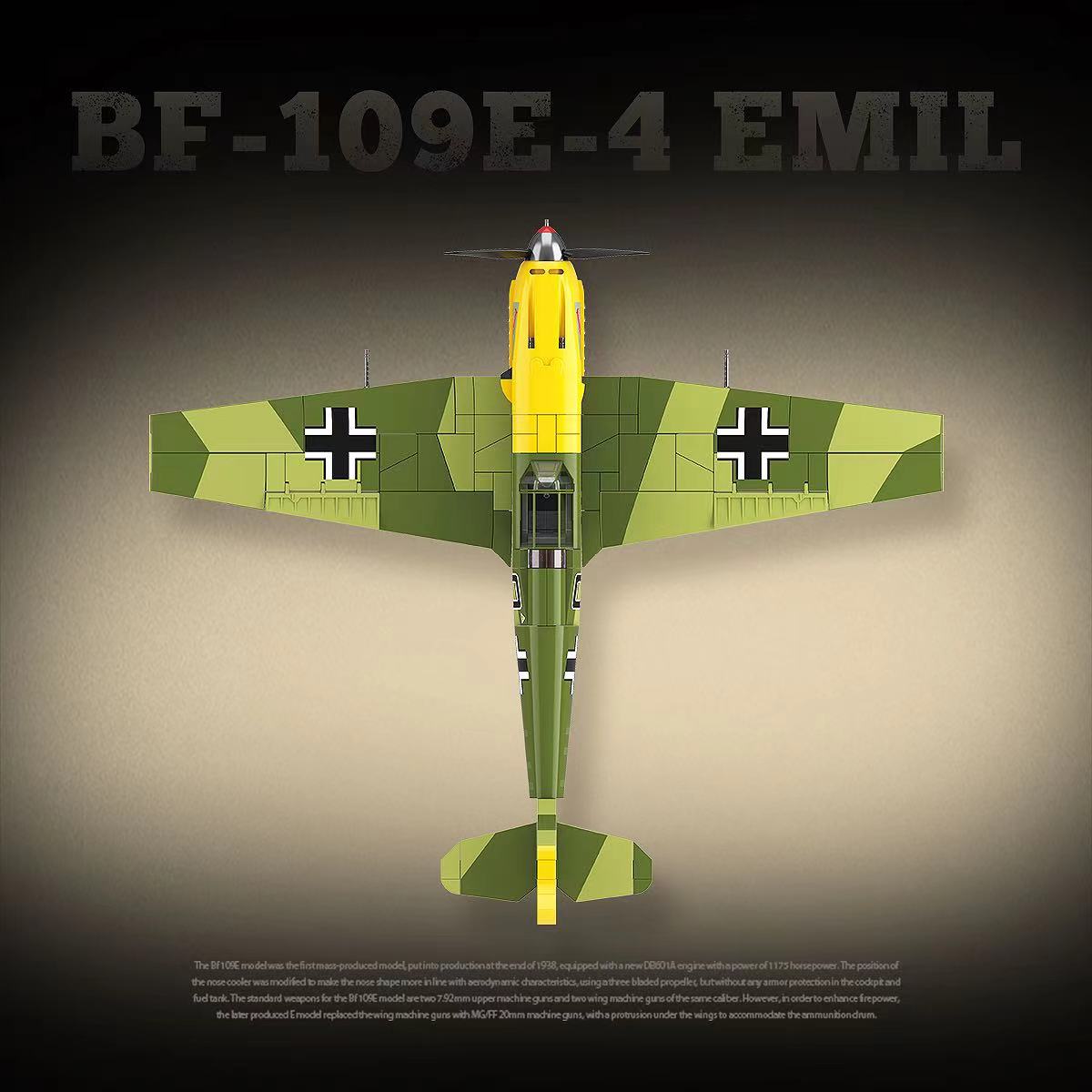 Quan Guan 100288 Messerschmitt BF-109 E-4 Emil - YWOBB