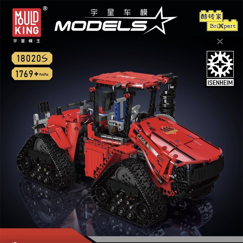 Mould King 18020S Pneumatic Crawler Tractor - YWOBB