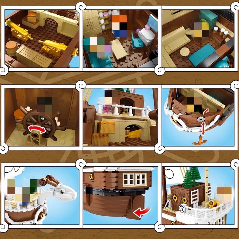 SY 6297 One Piece Meili pirate ship - YWOBB