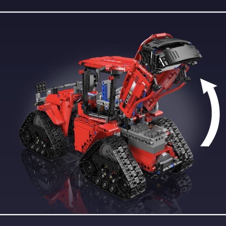 Mould King 18020S Pneumatic Crawler Tractor - YWOBB