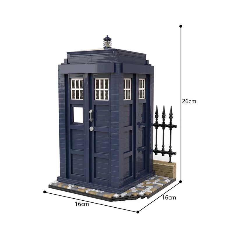 MOC 170822 Doctor Who TARDIS - YWOBB