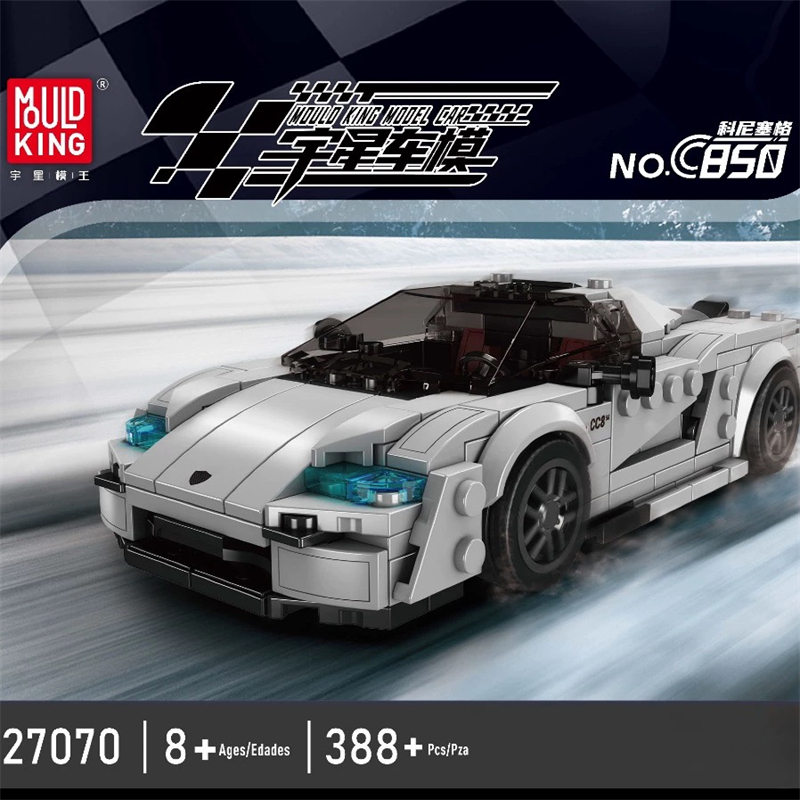 Mould King 27070 Koenigsegg C850 - YWOBB