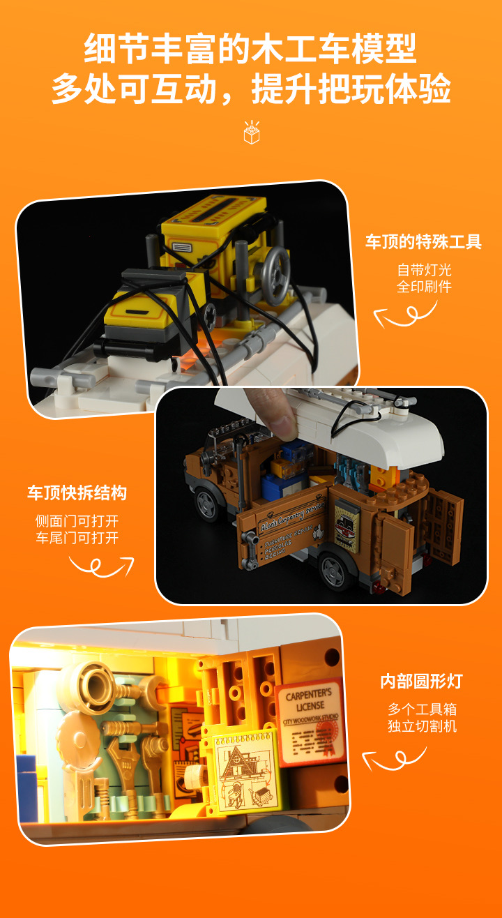 FunWhole F9030 Allen's Woodworking Car - YWOBB