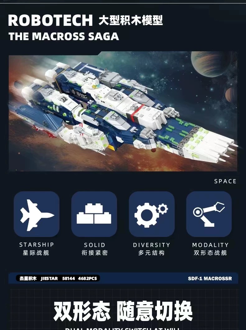 JIE STAR 58144 SDF-1 Macross - YWOBB