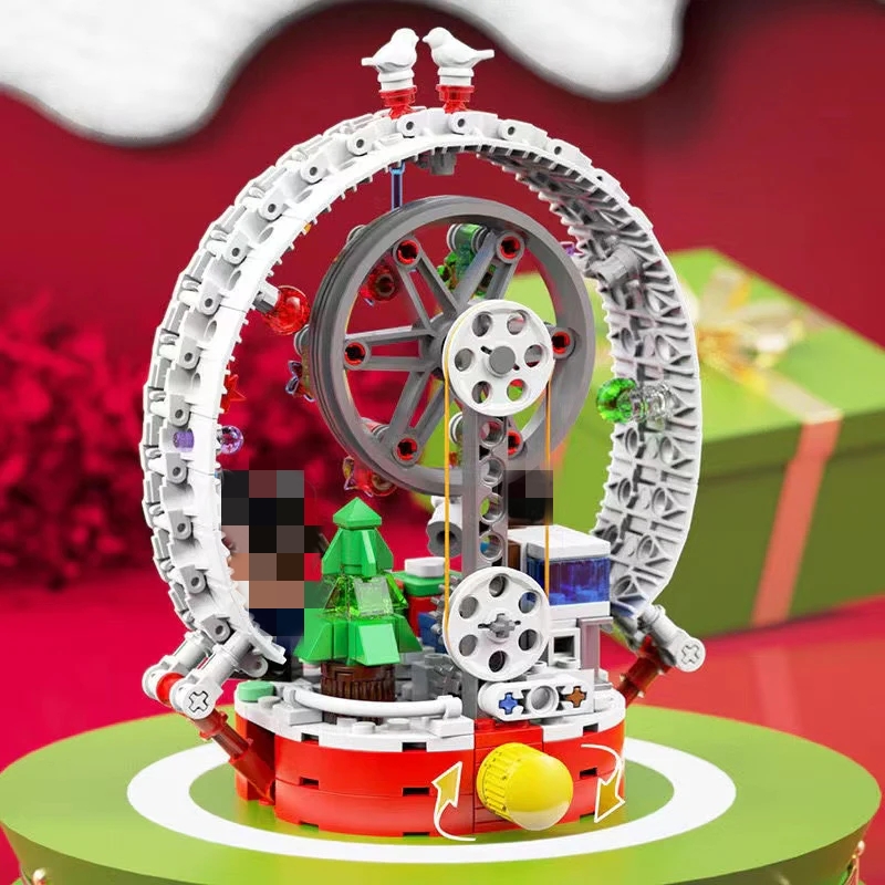 Small Angle JD010 Christmas Rotating Ferris Wheel - YWOBB