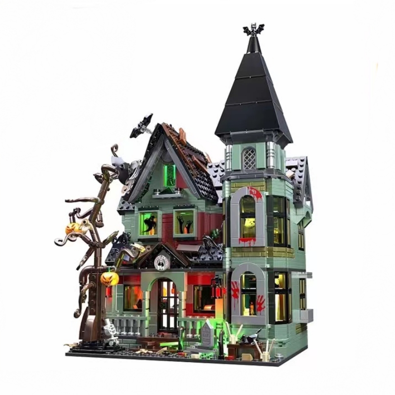 MOC F-C9987 Halloween Haunted House - YWOBB