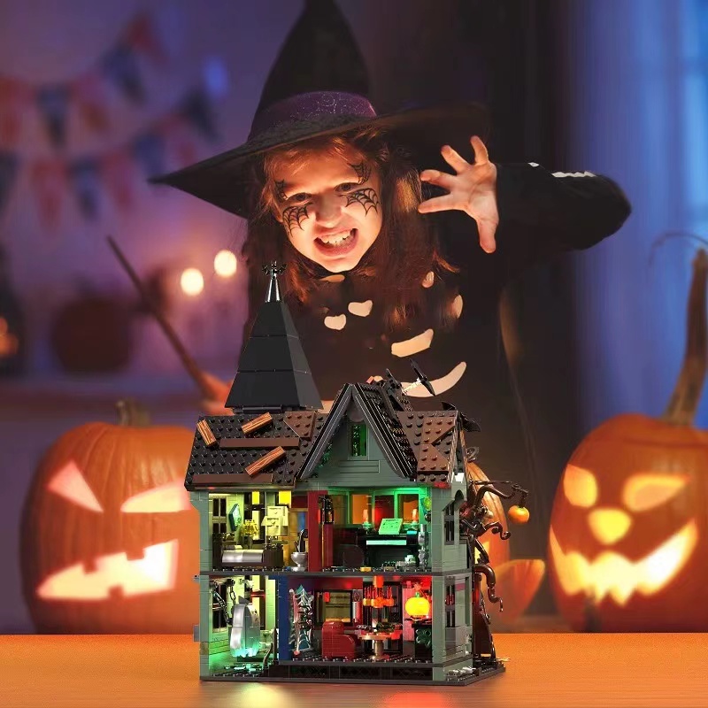MOC F-C9987 Halloween Haunted House - YWOBB