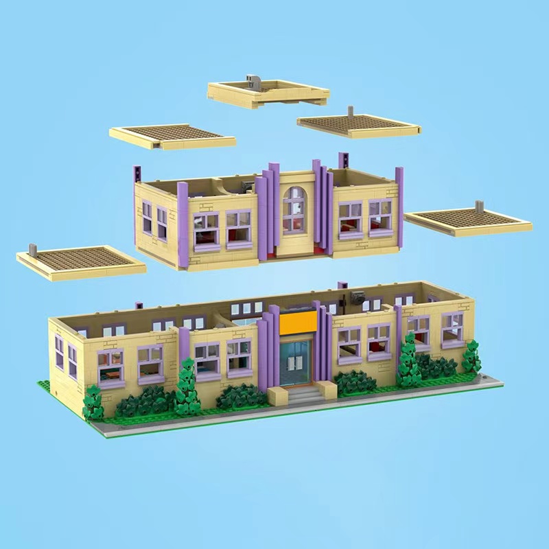 MOC 177723 Simpsons Springfield Elementary School - YWOBB