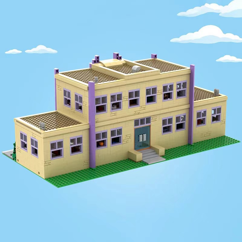 MOC 177723 Simpsons Springfield Elementary School - YWOBB