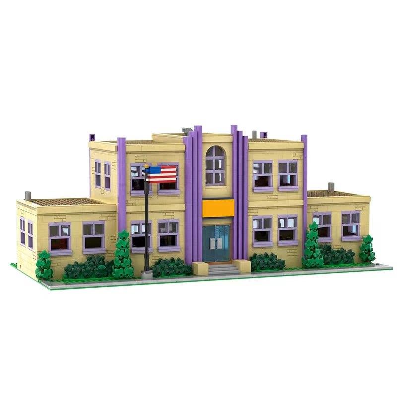 MOC 177723 Simpsons Springfield Elementary School - YWOBB
