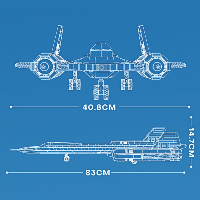 Reobrix 33041 SR-71 Blackbird - YWOBB