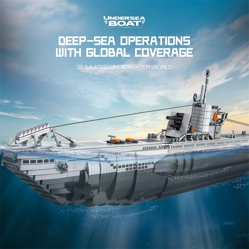 Reobrix 33050 Undersea Boat Next-Generation Strategic U-Type Submarine - YWOBB