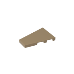 GOBRICKS GDS-M541 Wedge Panel 3 x 2 Left - YWOBB