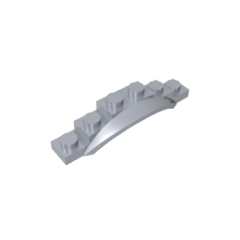 GOBRICKS GDS-M099 Vehicle Mudguard 1 1/2 x 6 x 1 with Arch - YWOBB