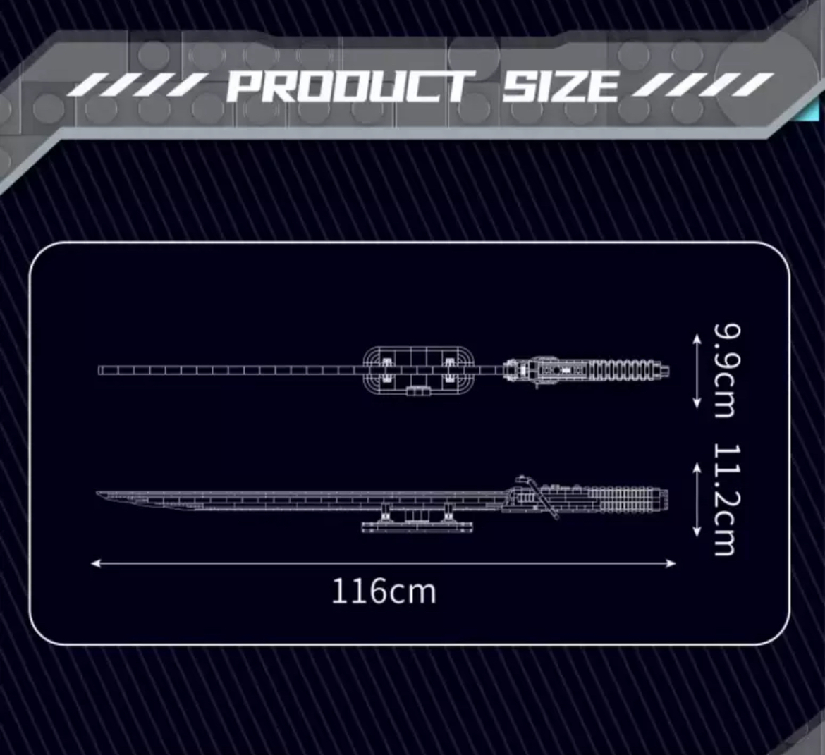 Mould King 10138 Dark Saber - YWOBB