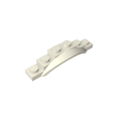 GOBRICKS GDS-M099 Vehicle Mudguard 1 1/2 x 6 x 1 with Arch - YWOBB