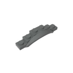 GOBRICKS GDS-M099 Vehicle Mudguard 1 1/2 x 6 x 1 with Arch - YWOBB