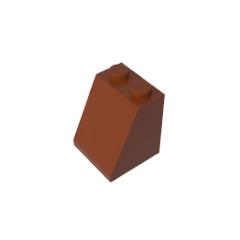 GOBRICKS GDS-620 Slope 65 2 x 2 x 2 with Bottom Tube - YWOBB